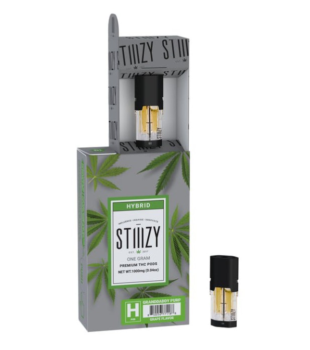 STIIIZY Granddaddy Purp - Grape Flavor Premium (Hybrid)