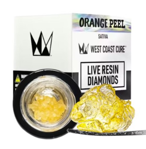 West Coast Cure - Orange Peel (Live Resin Diamonds - Sativa) THC 84.822%