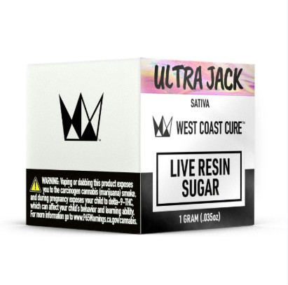 West Coast Cure - Ultra Jack (Live Resin Sugar - Sativa) THC 89.58%