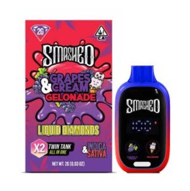 Smashed Disposable Grapes & Cream and Gelonade (Indica/Sativa)