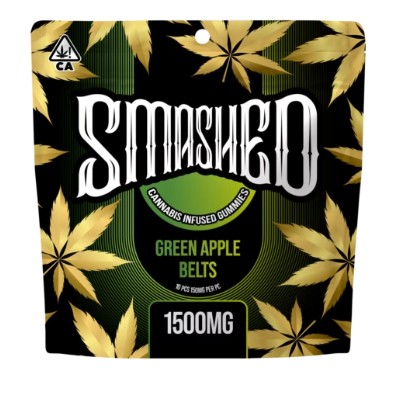 Smashed - Green Apple Belts (1500mg)