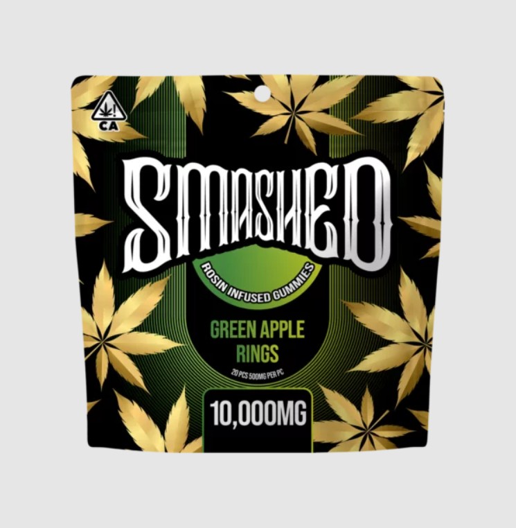 Smashed - Green Apple rings (10.000mg)
