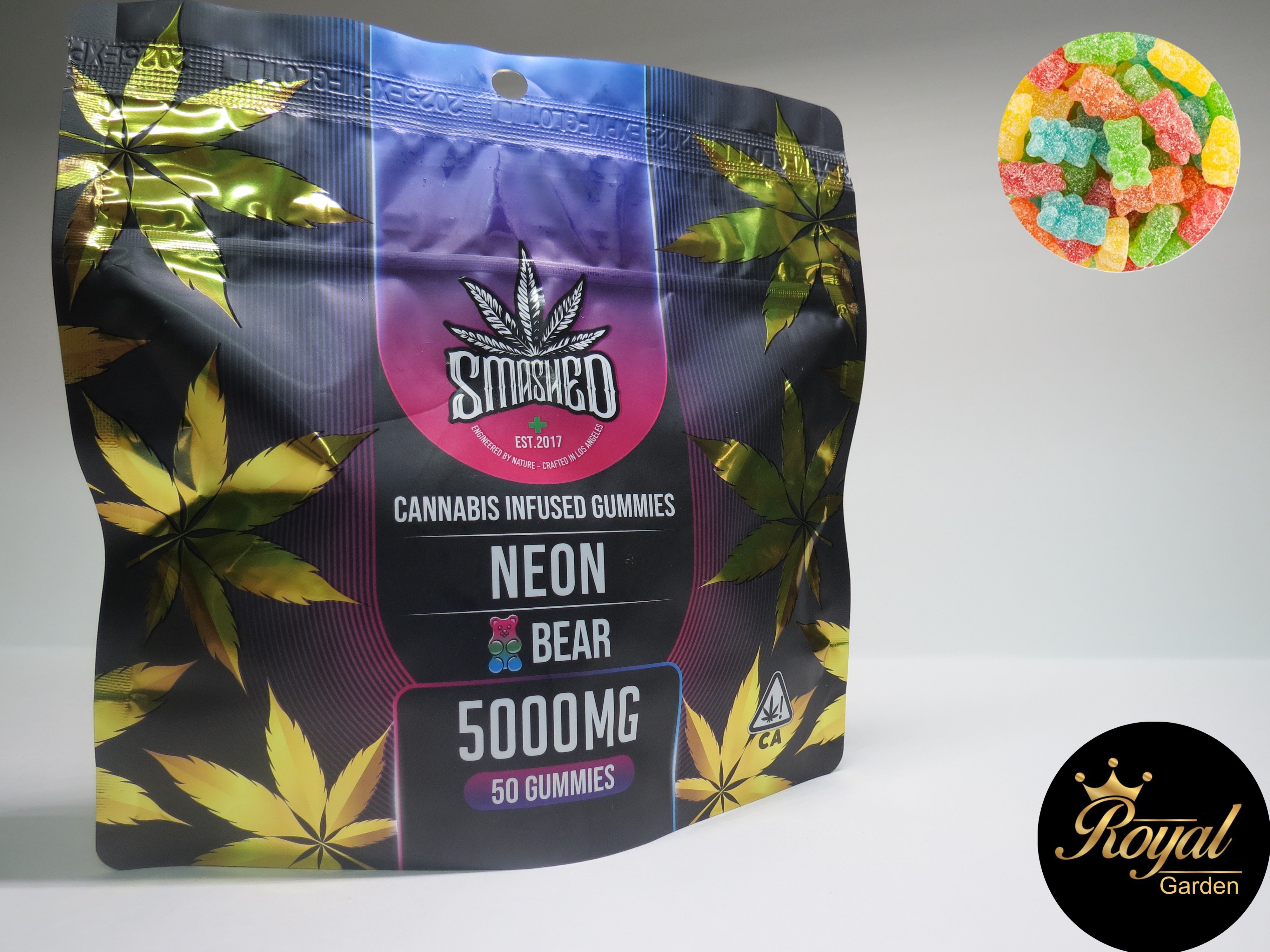 Smashed - Neon Sour Bears (5000mg)