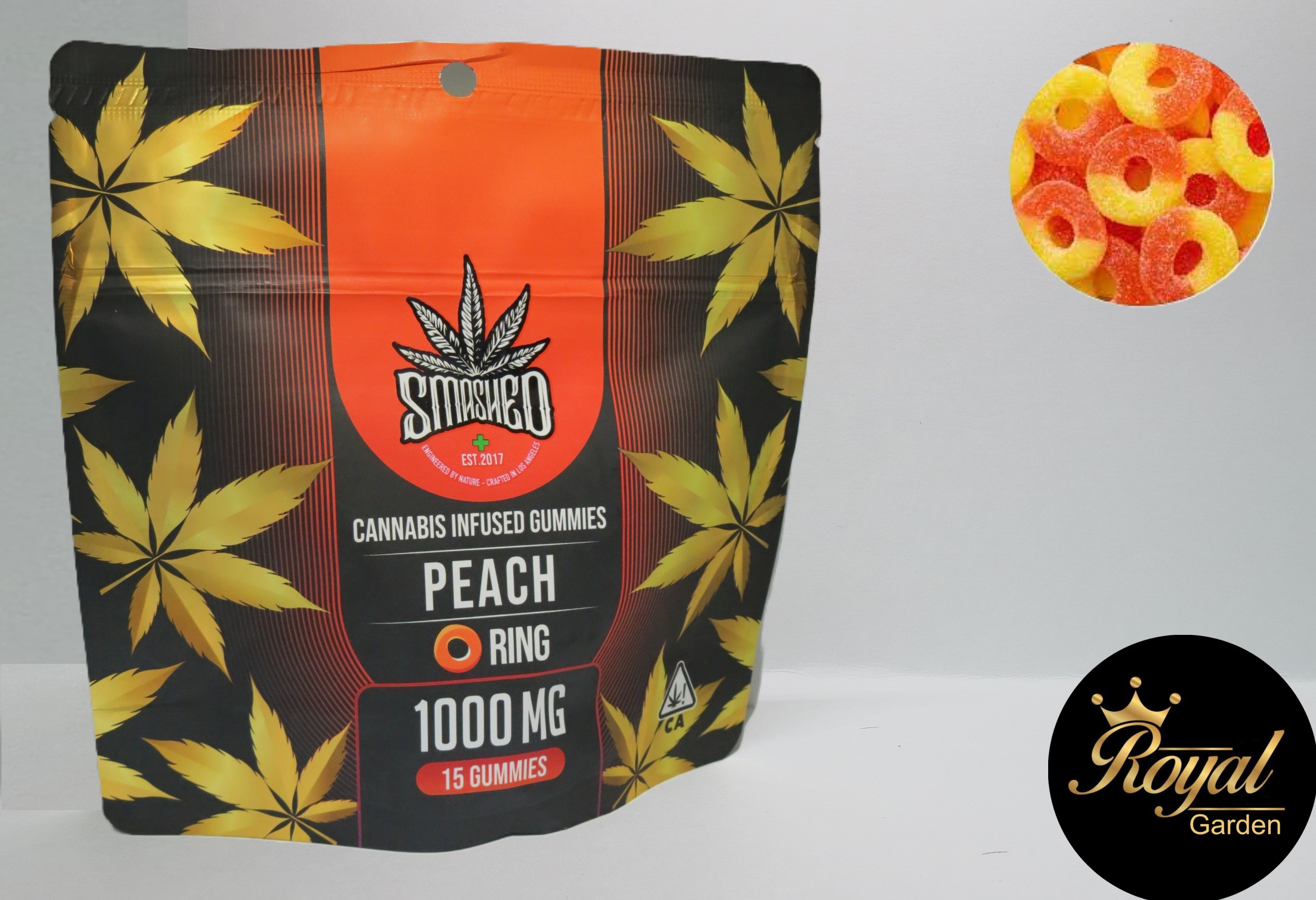 Smashed - Peach Rings (10.000mg)