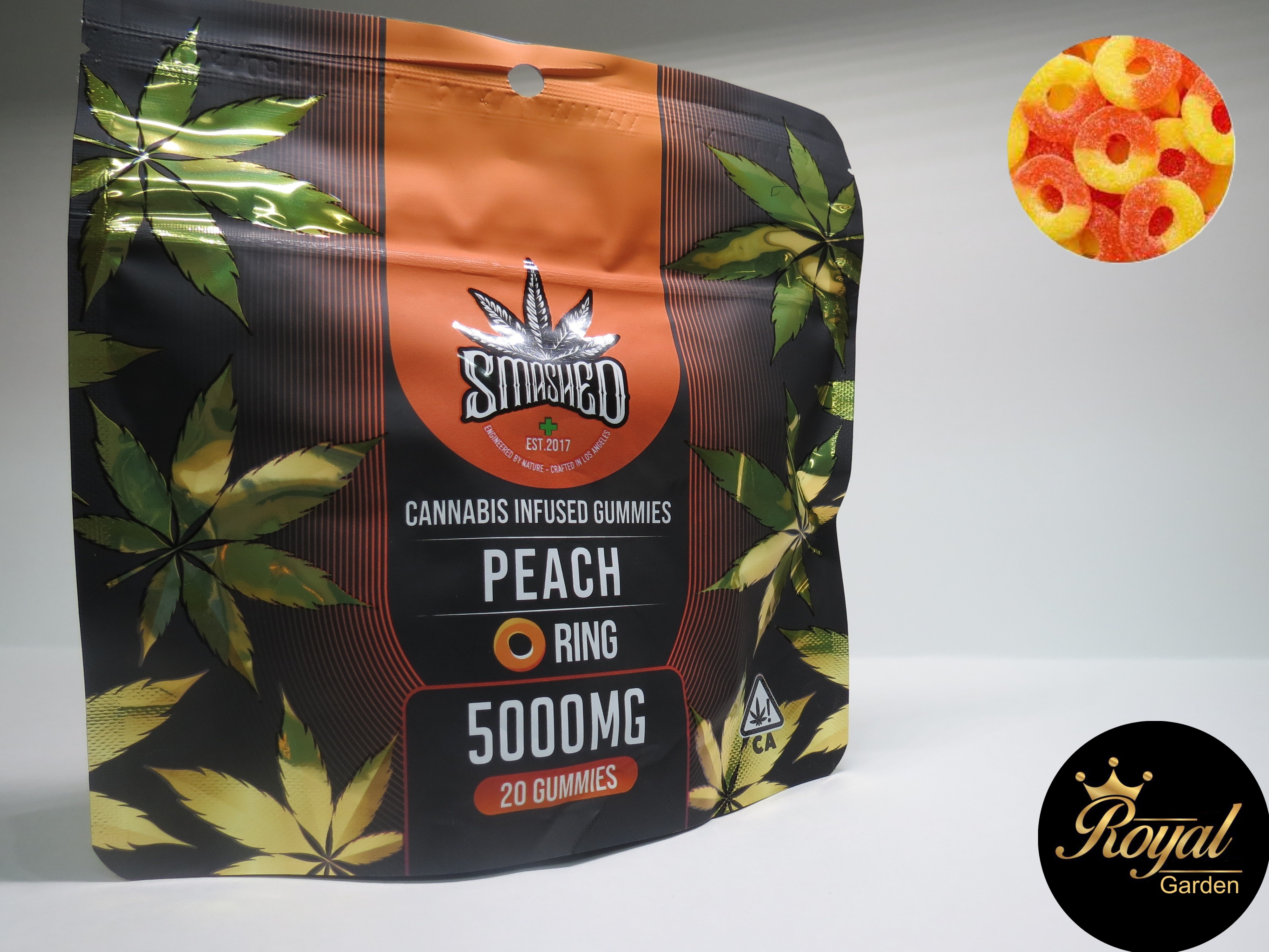 Smashed - Peach Rings (5000mg)