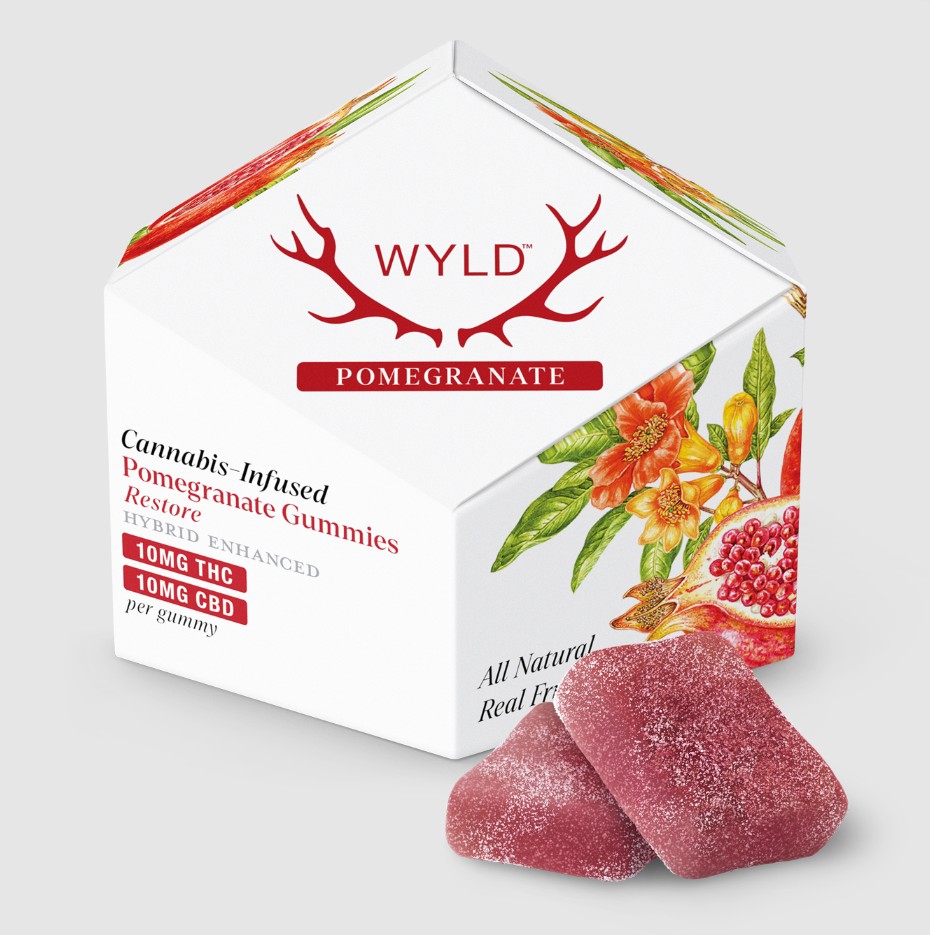 WYLD - Pomergranate 1:1 (CBD/THC - Hybrid)