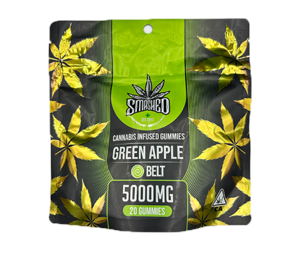 Smashed - Green Apple Belts (5000mg)
