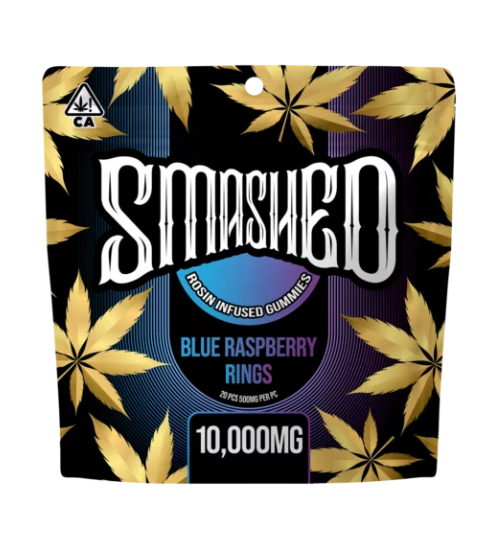 Smashed - Blue Raspberry Rings (10.000mg)