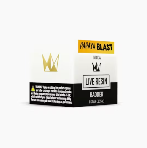 West Coast Cure - Papaya Blast (Live Resin Badder - Indica) THC 71.37%